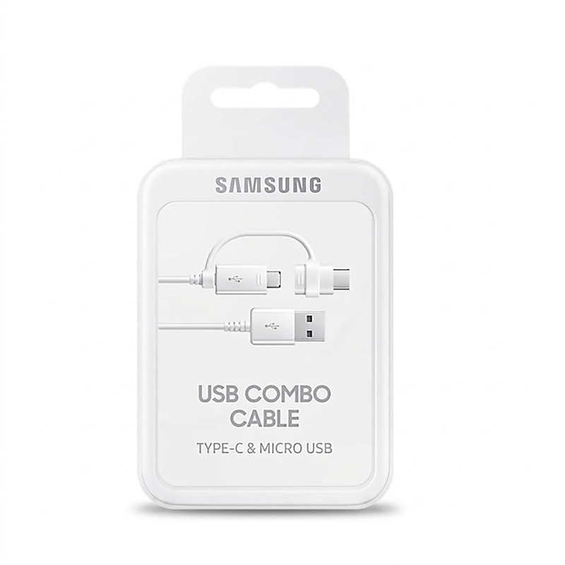 کابل سامسونگ با تبدیل type c و micro usb