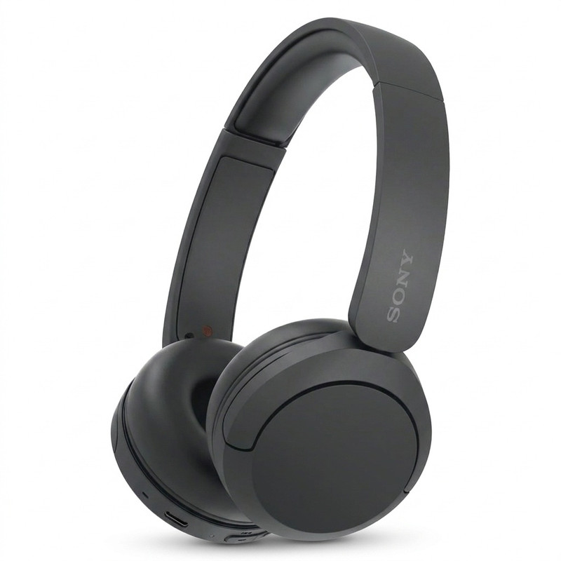 هدفون بلوتوثی سونی مدل WH-CH520 درگاه شارژ USB Type-C، دارای طراحی چرخشی برای حمل و نگهداری آسان