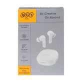 هدفون بلوتوثی کیو سی وای مدل Melobuds ANC HT05 با نویز کنسلینگ فعال (ANC)، درگاه شارژ USB Type-C، پشتیبانی از شارژ سریع، تکنولوژی حذف باد، مقاوم در برابر رطوبت و عرق