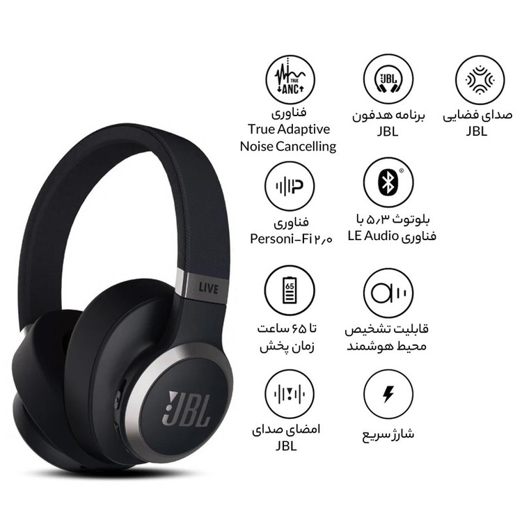 هدفون بلوتوثی جی بی ال مدل Live 770NC
