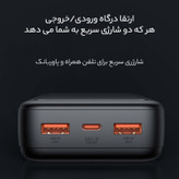 پاوربانک مک دودو 22.5W مدل MC-389 ظرفیت 20000 میلی آمپر ساعت