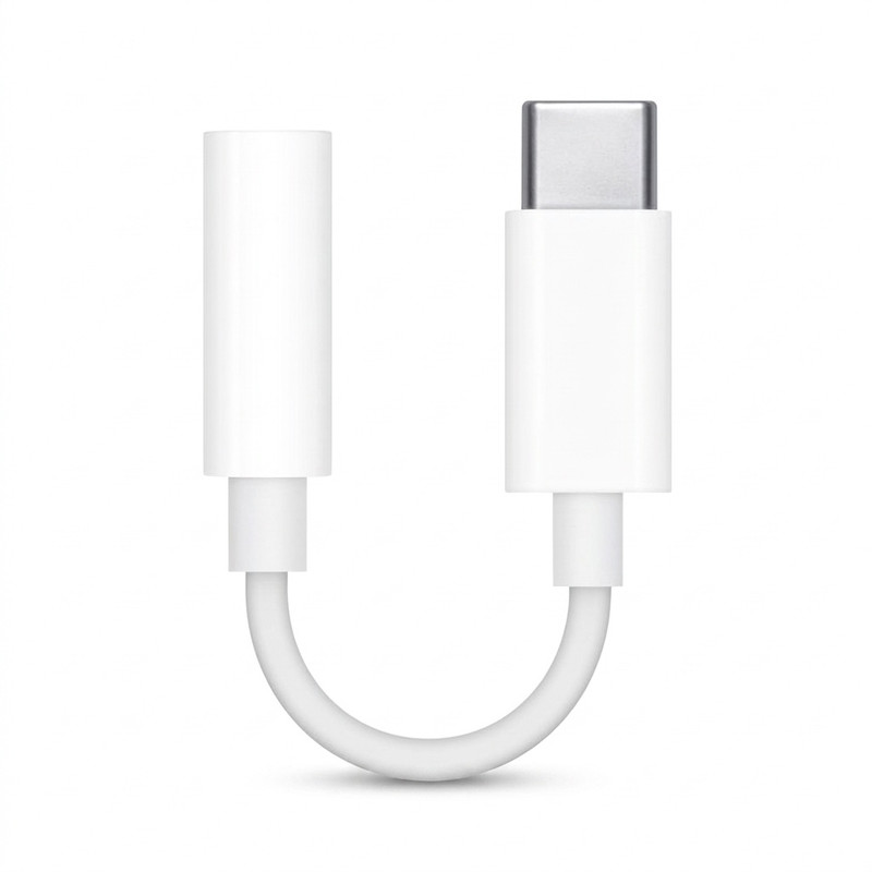 مبدل USB-C به جک 3.5 میلی متری هدفون اپل