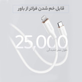 کابل تبدیل USB-C به لایتنینگ انکر مدل Power Line III Flow A8662 طول 0.9 متر