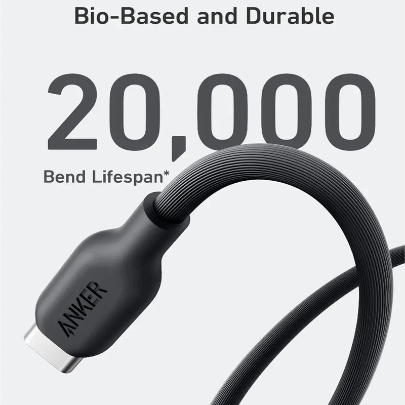 کابل USB-C انکر مدل 544/Bio-Based A80F1 طول 0.9 متر