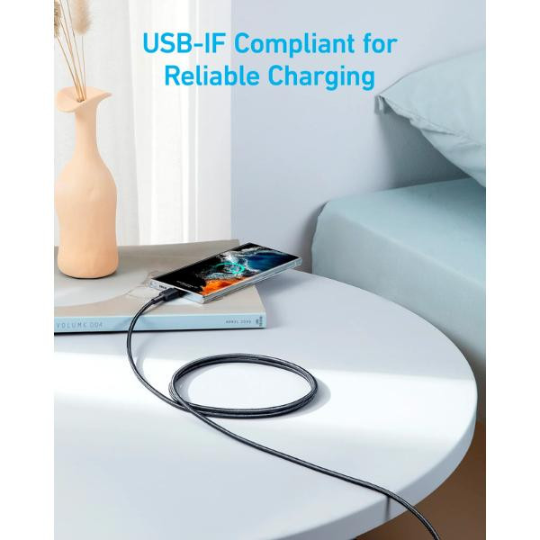 کابل USB-C انکر مدل 544/Bio-Based A80F1 طول 0.9 متر