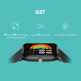 ساعت هوشمند 49.9 میلی متری هایلو مدل GST GLOBAL با بند سیلیکونی
