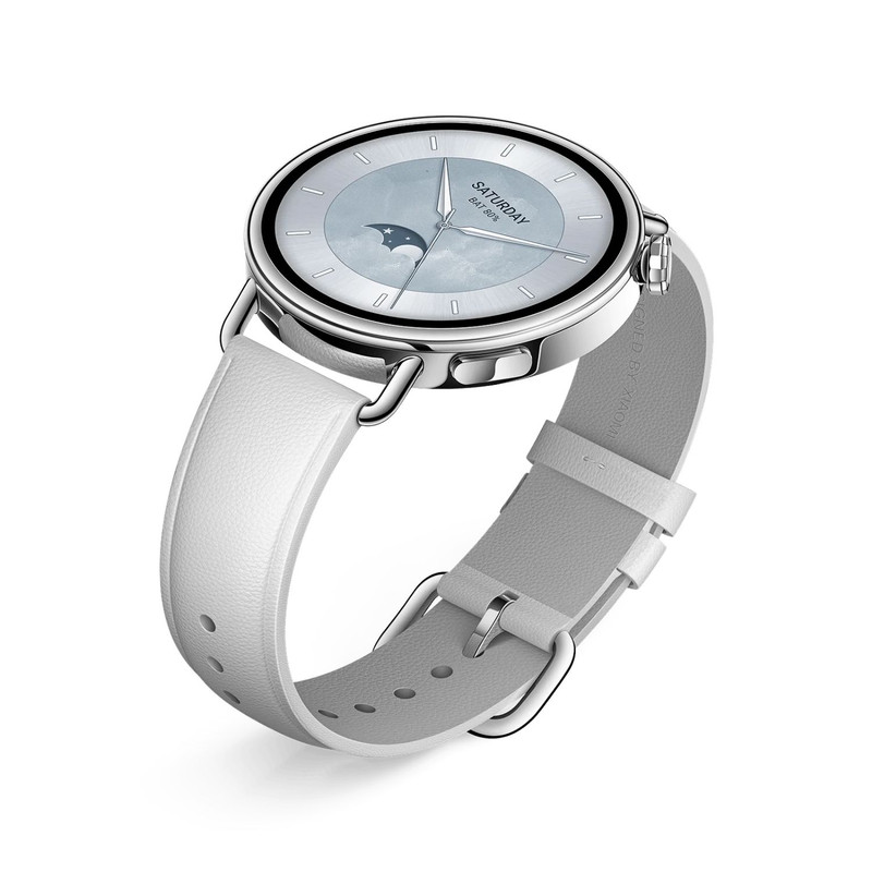 ساعت هوشمند 41 میلیمتری شیائومی مدل Watch S4 با بند سیلیکونی، سازگار با اندروید 8.0 به بالا و iOS 14 به بالا