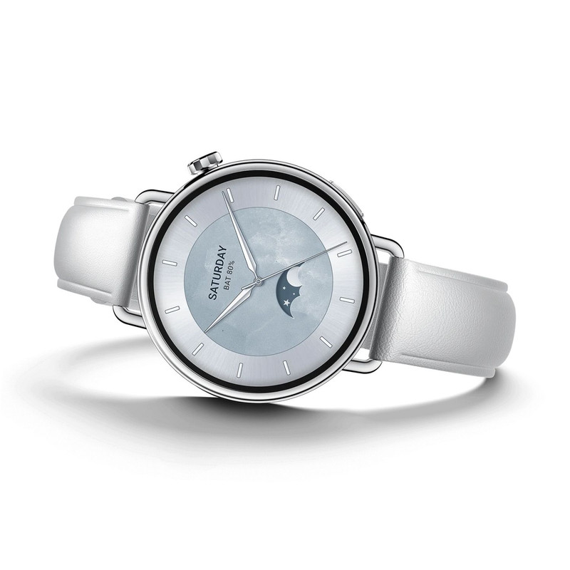 ساعت هوشمند 41 میلیمتری شیائومی مدل Watch S4 با بند سیلیکونی، سازگار با اندروید 8.0 به بالا و iOS 14 به بالا