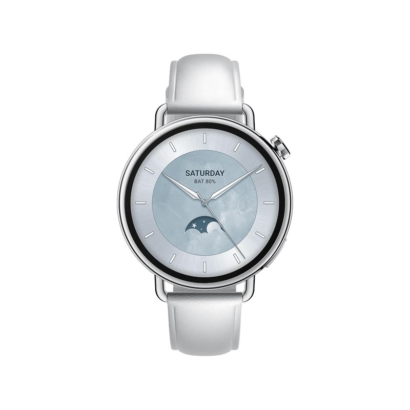 ساعت هوشمند 41 میلیمتری شیائومی مدل Watch S4 با بند سیلیکونی، سازگار با اندروید 8.0 به بالا و iOS 14 به بالا