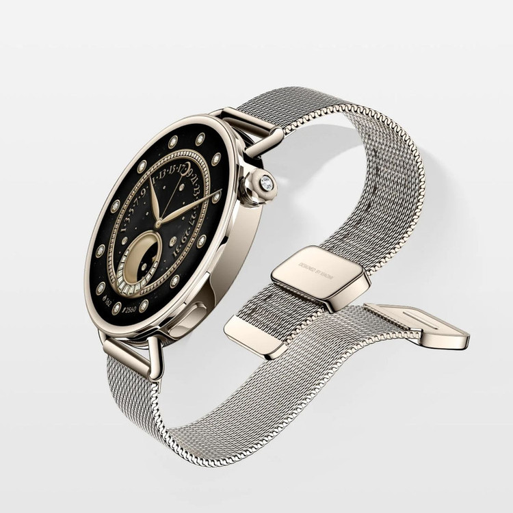 ساعت هوشمند 41 میلیمتری شیائومی مدل Watch S4 با بند سیلیکونی، سازگار با اندروید 8.0 به بالا و iOS 14 به بالا