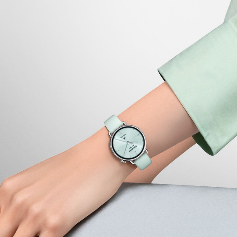 ساعت هوشمند 41 میلیمتری شیائومی مدل Watch S4 با بند سیلیکونی، سازگار با اندروید 8.0 به بالا و iOS 14 به بالا