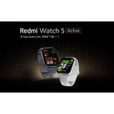 ساعت هوشمند شیائومی مدل Redmi Watch 5 Active ریجن هند، دارای قابلیت های قابلیت مکالمه از طریق بلوتوث، قابلیت تغییر طرح ساعت یا تم بند پلاستیک