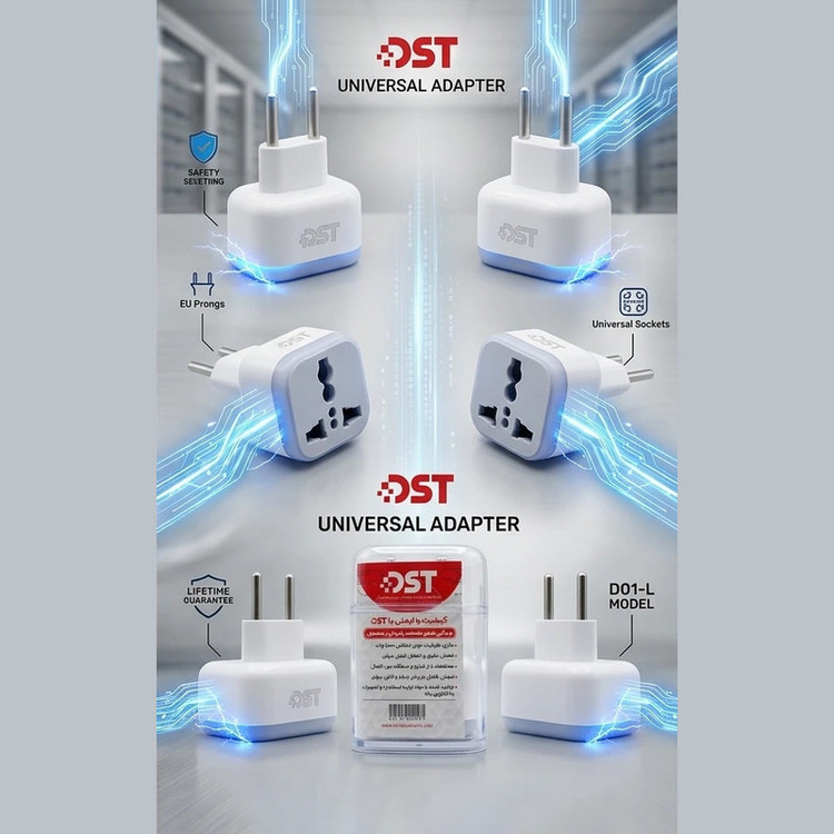 مبدل برق دی اس تی مدل D01-L 3به2