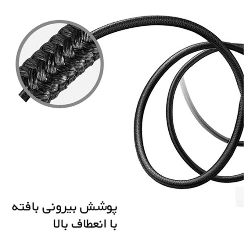 کابل تبدیل USB به MicroUSB بیاند مدل BUM-302 FAST CHARGE طول 2 متر