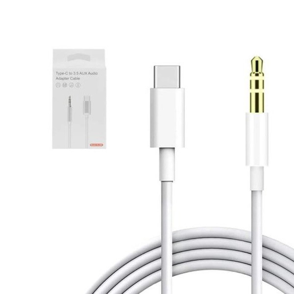 کابل تبدیل USB-C به AUX مدل GL090 طول 1 متر
