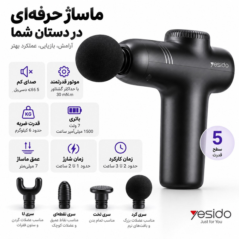 ماساژور برقی یسیدو مدل MGOI