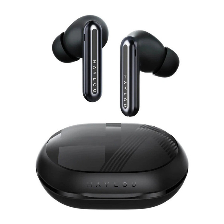 هدفون بلوتوثی هایلو مدل Mori Plus با نویز کنسلینگ فعال، 3 میکروفون در هر گوشی، فناوری Anti-wind Noise، فرمان لمسی و مقاوم در برابر رطوبت و عرق