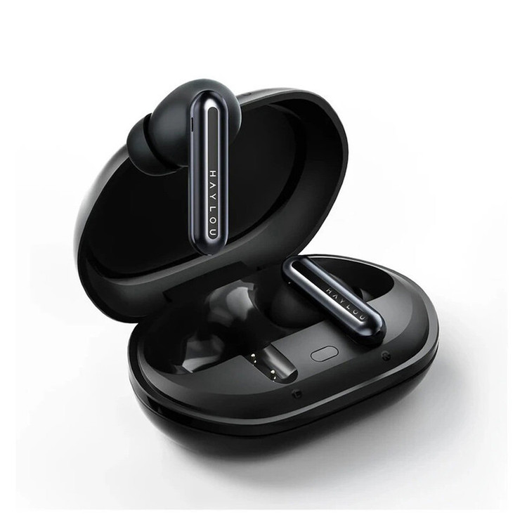 هدفون بلوتوثی هایلو مدل Mori Plus با نویز کنسلینگ فعال، 3 میکروفون در هر گوشی، فناوری Anti-wind Noise، فرمان لمسی و مقاوم در برابر رطوبت و عرق